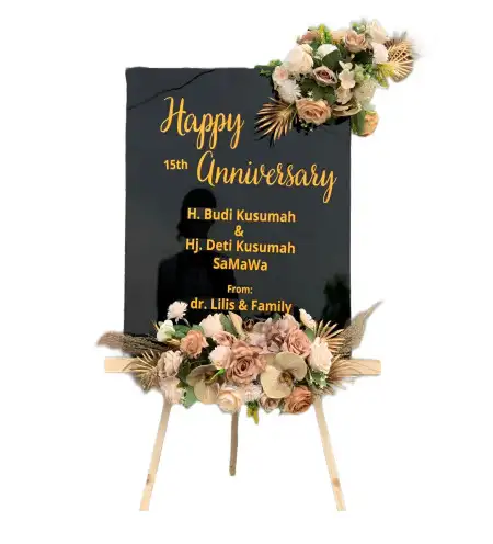 Papan Bunga Akrilik Rawakalong